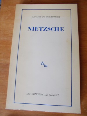 Cahiers De Royaumont: Nietzsche foto