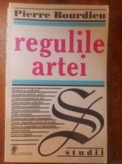 Regulile artei- Pierre Bourdieu foto