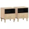 vidaXL Noptiere, 2 buc., 40x33x46 cm, lemn masiv de acacia 358255