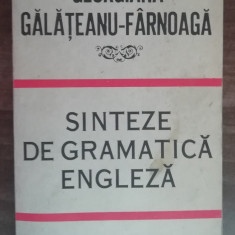 myh 22f - G Galateanu-Farnoaga - Sinteze de gramatica engleza - ed 1987