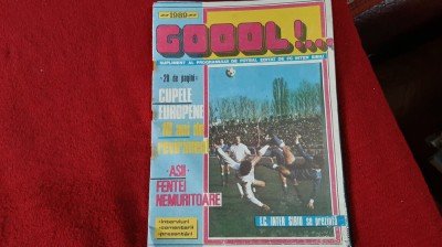 Revista Gool editata FC Inter Sibiu 1989 foto