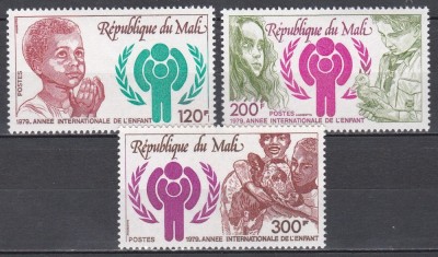 Mali 1979 - Anul Internațional al Copilului, MNH foto