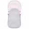 Sac de dormit pentru copii, bebelusi, cu husa, gri si roz, 90x43/35 cm, Springos