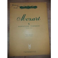 PARTITURA Mozart- 6 sonatine vieneze pentru pian