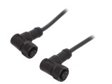 Cablu senzori automatizări M12 1m mufă-mufă