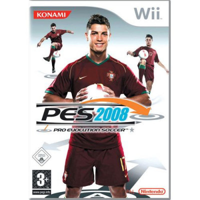 Joc Wii PES 2008 CRISTIANO RONALDO Nintendo joc Wii classic/mini/U foto
