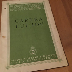 CARTEA LUI IOV- DIN TRADUCEREA SF.SCRIPTURI DE PR. VASILE RADU SI GALA GALACTION