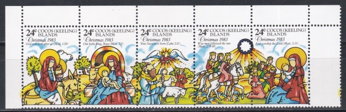 Cocos Insule 1983 - Crăciun, Staif, MNH
