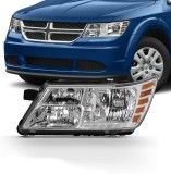 Far Dodge Journey, 09.20, montare fata, dreapta, Tip USA; HB3+HB4+PY27/7W; manual; argintiu; Omologare USA; halogen, Eagle Eyes, 05116288ad;