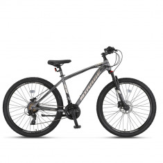 Bicicleta MTB Umit Mirage, 21 viteze, culoare gri, roata 27.5", cadru din alumin PB Cod:42768190001