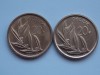 LOT 2 MONEDE DIFERITE 20 FRANCS BELGIA 1981-XF, Europa
