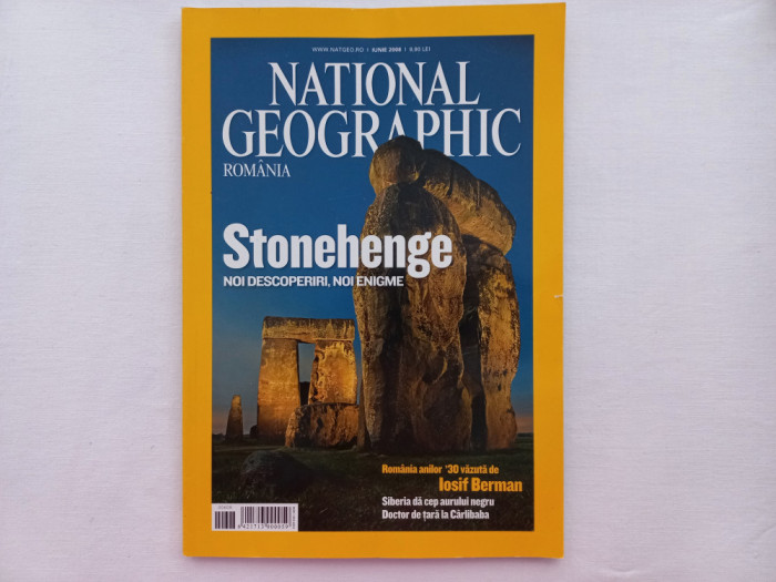 Revista NATIONAL GEOGRAPHIC ROMANIA, IUNIE, 2008