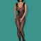 Bodystocking Fantezie Tip Plasa, Negru, S/M/L