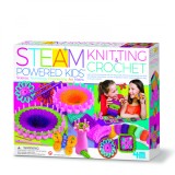 Kit stiintific - Tricotat si Crosetat, STEAM Kids, 4M