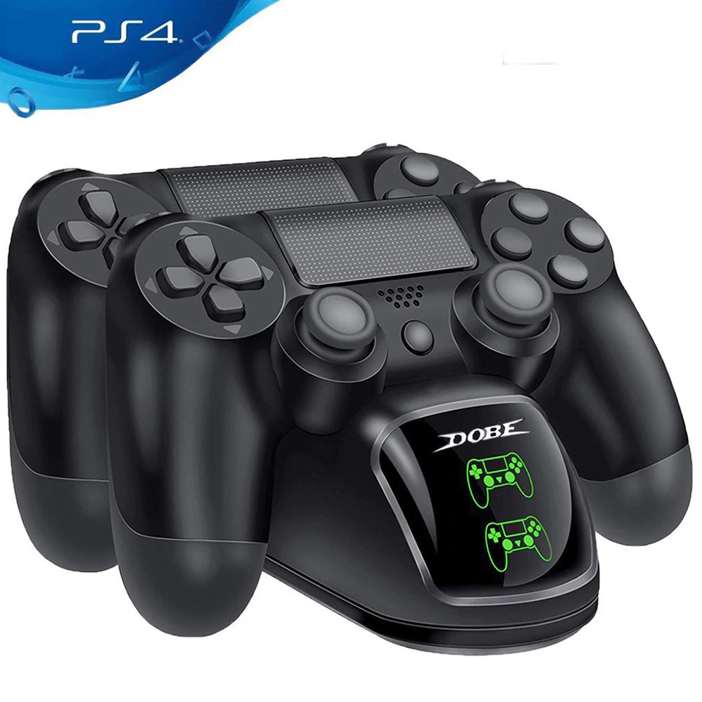 Dock incarcator dual pentru controller maneta PlayStation 4 PS4 PS4 Slim PS4  Pro | Okazii.ro