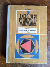 Exercitii si probleme de matematica - Gr. Gheba / R3F
