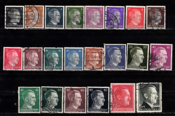 A7 T4 152 - Timbre foarte vechi - Germania - Hitler