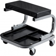 Scaun mobil service auto, 4 x roti, Dimensiunea pernei 36&times;18&times;4 cm, max 113 kg