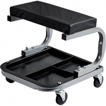 Scaun mobil service auto, 4 x roti, Dimensiunea pernei 36&amp;times;18&amp;times;4 cm, max 113 kg foto