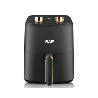 Friteuza Air Fryer RAF cu aer cald, fara ulei, capacitate 3L, 12 programe, 1500W, Negru foto