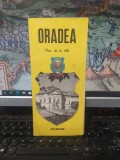 Oradea, Plan de la ville, harta orașului, Publiturism 1977, 030