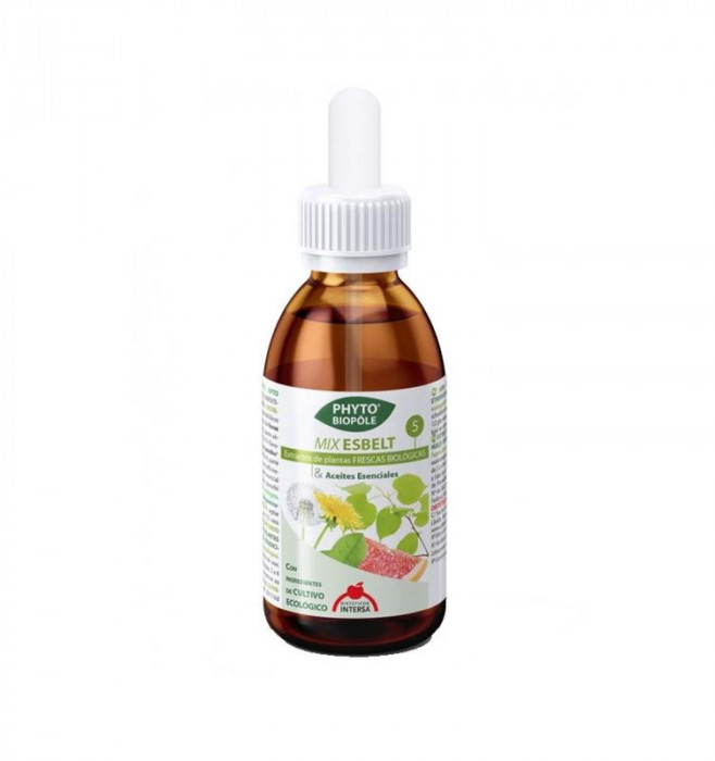 Mix din 5 Plante Esbelt Depurativ si Controlul Greutatii 50ml Phyto Biopole