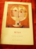 Album Arta - Klee - Figuri si Masti - Ed. Meridiane 1969 , text J.Emile Muller