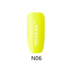 Makear Gel colorat pentru unghii – Neon Yellow – N06, 8ml