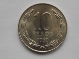 10 PESOS 1980 CHILE-AUNC