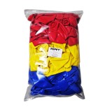 Set 30 Baloane Latex Tricolor Ziua Romaniei, 30cm, Decoratiuni Petrecere 1 Decembrie, Aniversare, Nunta, Botez
