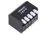 Comutator DIP-SWITCH 2 Pozitii 0,025A 24V THT