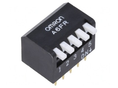 Comutator DIP-SWITCH 2 Pozitii 0,025A 24V THT foto