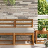 vidaXL Perna pentru canapea de exterior Gri 60 x 60 x 8 cm Poliester 900694