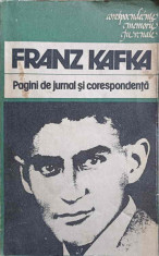 PAGINI DE JURNAL SI CORESPONDENTA-FRANZ KAFKA foto