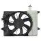 GMV radiator electroventilator Hyundai Elantra, 2011-2016, motor 1.6; 1.8, benzina, 386; 3 pini