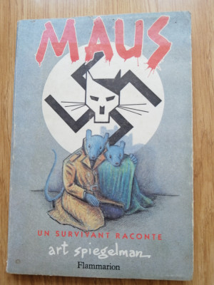 MAUS - Un survivant raconte - Art Spiegelman - Flammarion, 1987 - roman grafic foto