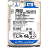 HDD WD laptop 640 gb, 5400RMP, 9mm, 500-999 GB, 5400, SATA