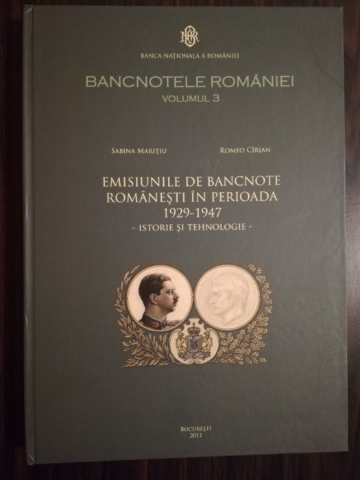 Bancnotele Romaniei 3 cataloage vol 3, 4 și 5