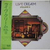 Vinil LP &quot;Japan Press&quot; Cream &lrm;&ndash; Live Cream Volume II (G+)