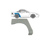 Panou reparatie aripa fata MAZDA MX-5 (NA), 09.1989-04.1998, fata, partea dreapta, spre spate; otel galvanizat