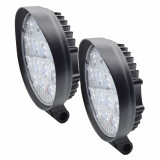 Set 2 proiectoare LED Rotunde, 14 LED uri, 35mm, 84W/set, Universal