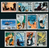 AUSTRALIAN ANTARCTIC TERRITORY 1966-68 DEFINITIVE COTA MICHEL 75 EURO, Nestampilat