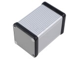 Carcasă aluminiu gri HAMMOND 1455 cu panou 54x80x54 mm