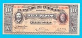Bancnotă Mexic (Chihuahua) (pick S535) 10 Pesos 1915 aUNC serie: 1215215