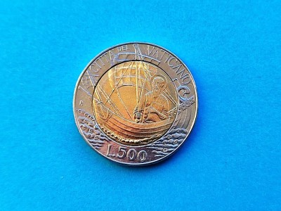 500 Lire 1985 Vatican-Rara foto