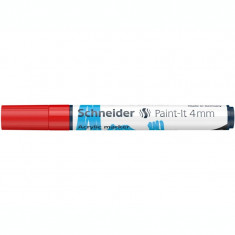 Marker cu vopsea acrilică Paint-It 320 4 mm Schneider Rosu