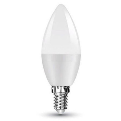 Bec LED E14 7W alb cald V-TAC 3000K ,cip samsung foto