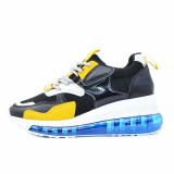 Sneakers Dama MBrands cu talpa flexibila, negru cu talpa albastra 39