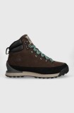 The North Face pantofi Back-To-Berkeley IV Leather WP barbati, culoarea maro, izolare usoara