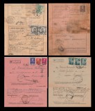 1939-1996 Lot 21 circulatii PTT instiintare de primire / aviz / confirmare